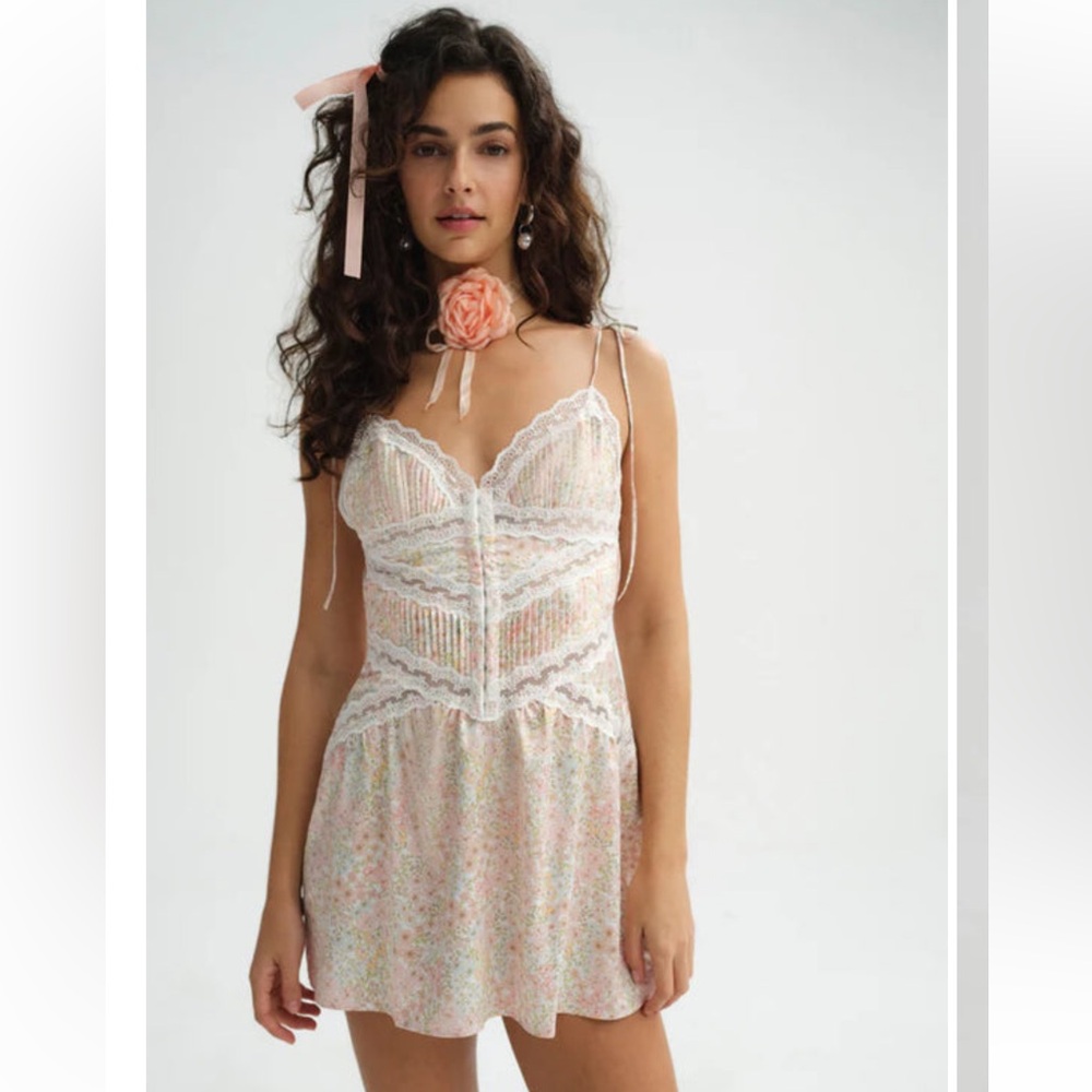 For Love And Lemons Farrah Slip Dress